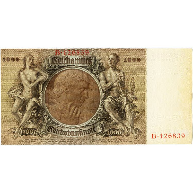 ALLEMAGNE, 1000 Reichsmark, 22.2.1936. Pick ... 