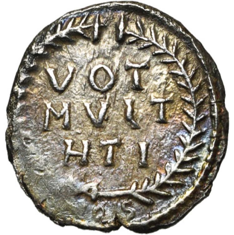 Justinien Ier (527-565), AR 1/2 silique, ... 