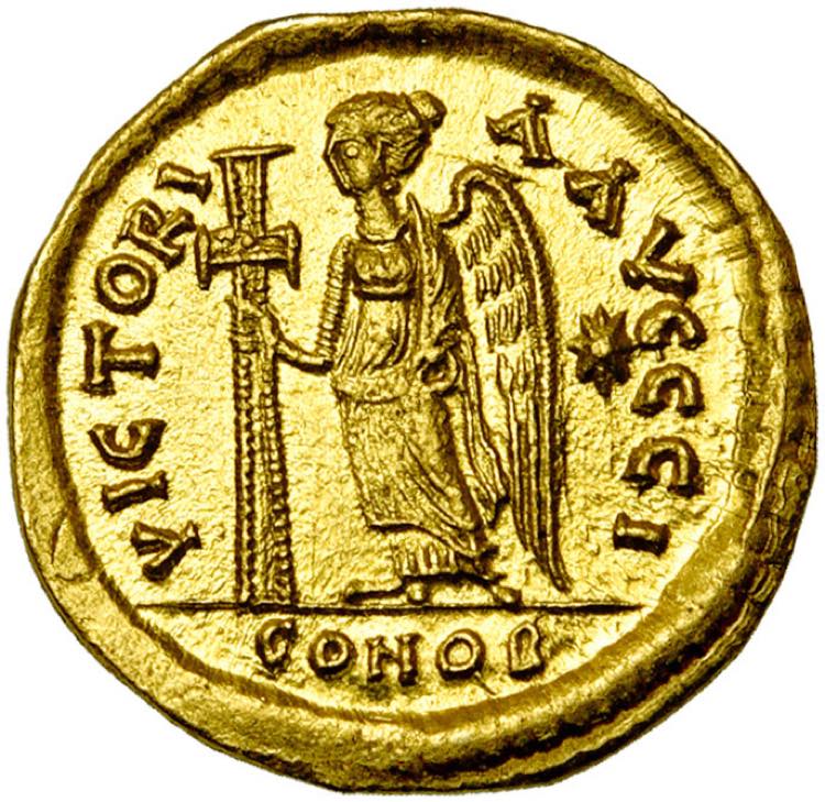 Anastase Ier (491-518), AV solidus, 492-507, ... 