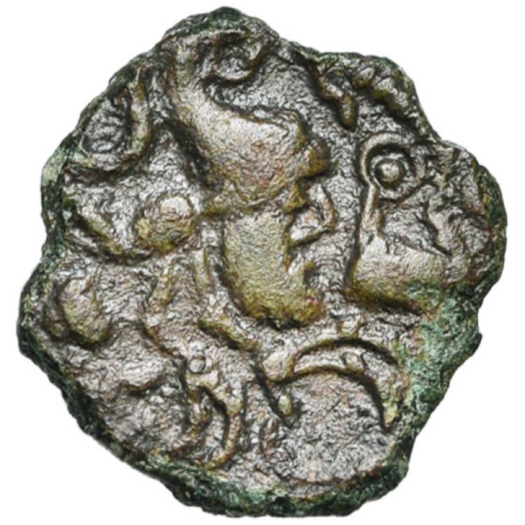 GAULE BELGIQUE, Bellovaci, AE bronze. Type ... 