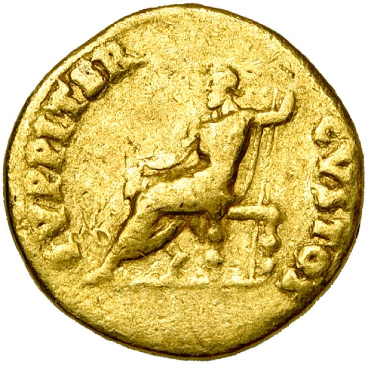 NERON (54-68), AV aureus, 64-65, Rome. D/ ... 