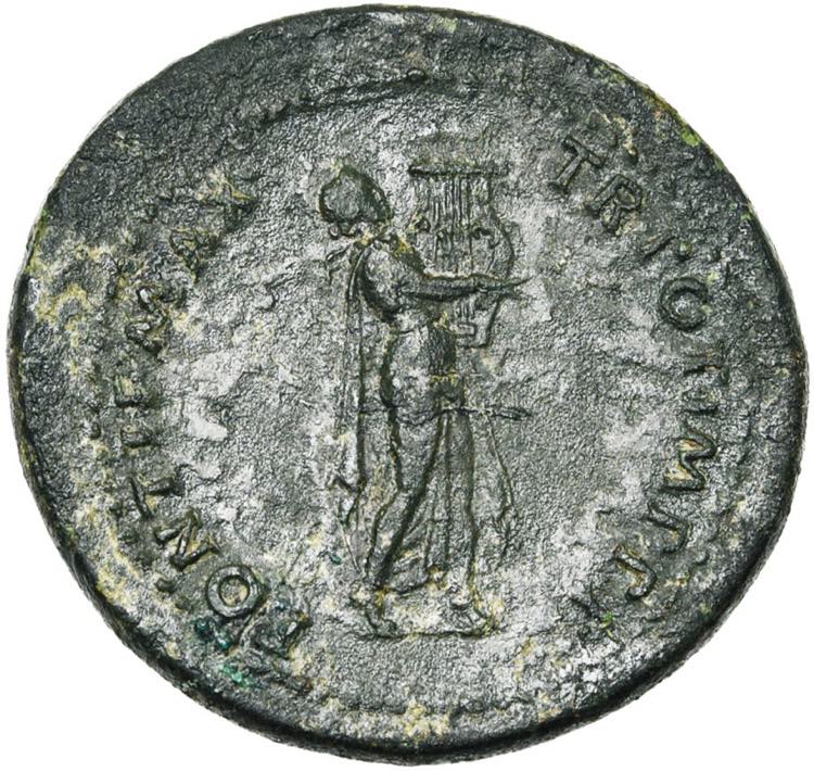 NERON (54-68), AE as, 65, Rome. D/ NERO ... 