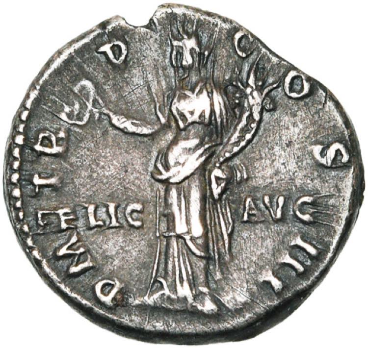 HADRIEN (117-138), AR denier, 118, Rome. D/ ... 
