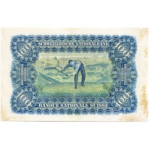 SUISSE, 100 francs, 15.03.1945. Pick 43d. ... 