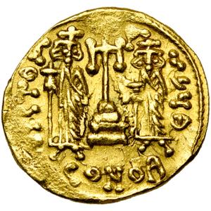 Constantin IV (668-685), AV solidus, ... 