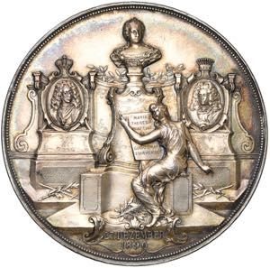 AUTRICHE, AR médaille, 1890, Scharff. ... 
