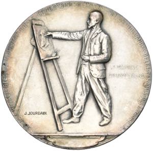 BELGIQUE, AR médaille, 1910, Jourdain. ... 