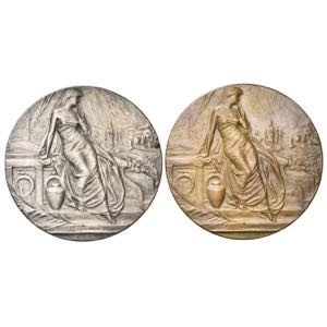 BELGIQUE, médaille, 1902, Jourdain. Décès ... 
