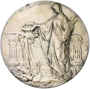 BELGIQUE, AR médaille, 1905, Dupuis. Mort ... 