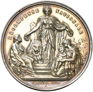 BELGIQUE, AR médaille, 1849, Hart. ... 