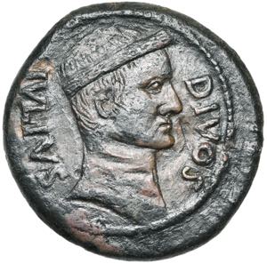 Octavien, AE grand bronze, 38 av. J.-C., ... 