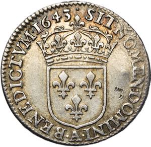 FRANCE, Royaume, Louis XIII (1610-1643), AR ... 