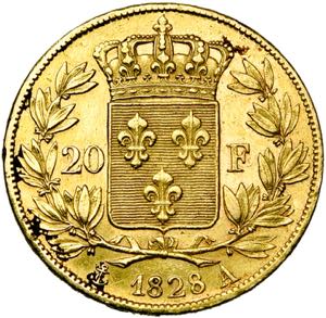 FRANCE, Charles X (1824-1830), AV 20 francs, ... 