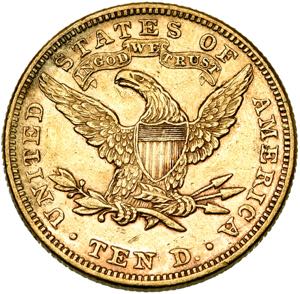 ETATS-UNIS, AV 10 dollars, 1893. Fr. 158. ... 