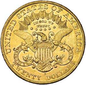 ETATS-UNIS, AV 20 dollars, 1901 S. Fr. 178.
