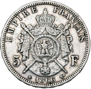 FRANCE, Napoléon III (1852-1870), AR 5 ... 