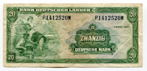 Germany - FRG 20 Mark 1949  - P# ... 