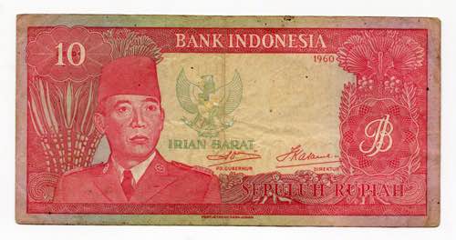Indonesia Irian Barat 10 Rupiah ... 