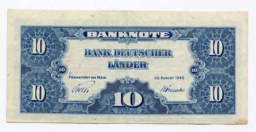 Germany - FRG 10 Deutche Mark 1948 ... 