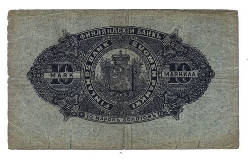 Russia - Finland 10 Gold Mark 1898 ... 