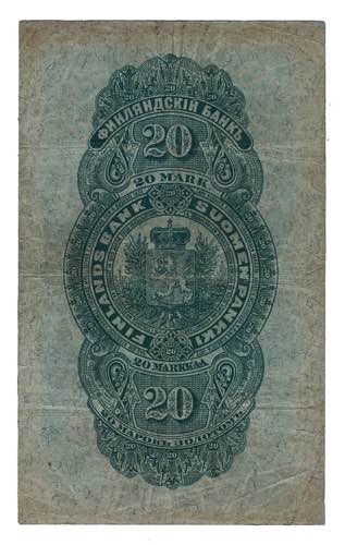 Russia - Finland 20 Gold Mark 1898 ... 