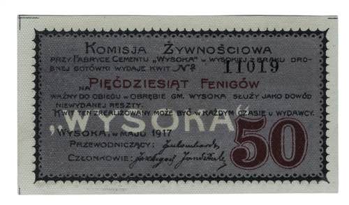 Russia - Poland Wysoka 50 Pfennig ... 