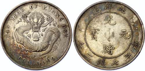China Chihli 1 Dollar 1908 (34) - ... 