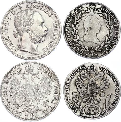 Austria 20 Kreuzer & 1 Florin 1783 ... 