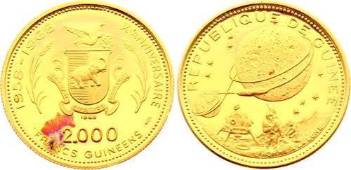 Guinea 2000 Francs 1969 - KM# 18; ... 