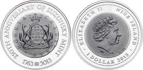 Niue 1 Dollar 2013 - Silver Proof; ... 