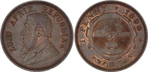 South Africa 1 Penny 1898 - KM# 2; ... 