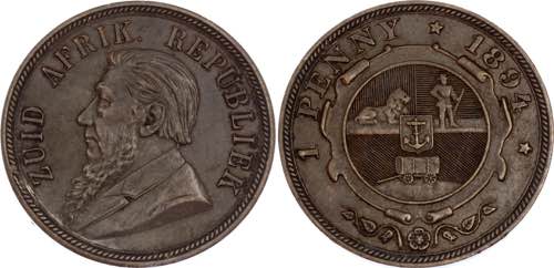 South Africa 1 Penny 1894 - KM# 2; ... 