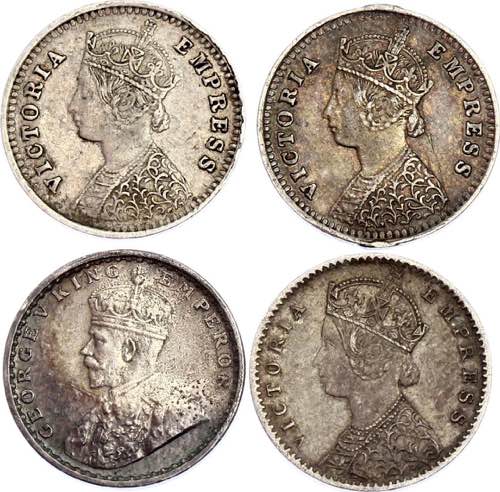 British India 4 x 2 Annas 1888 - ... 