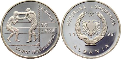 Albania 10 Leke 1992  - KM# 70; ... 