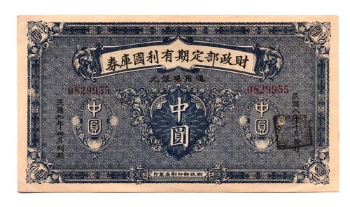 China 1/2 Dollar 1919