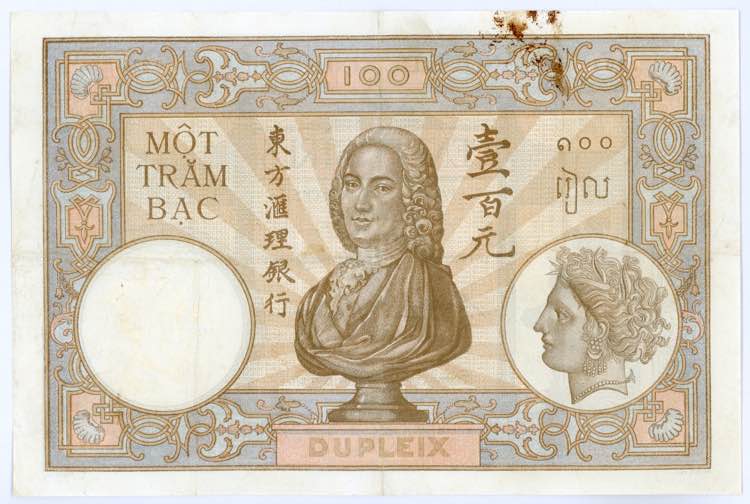 French Indochina 100 Piastres 1936 ... 