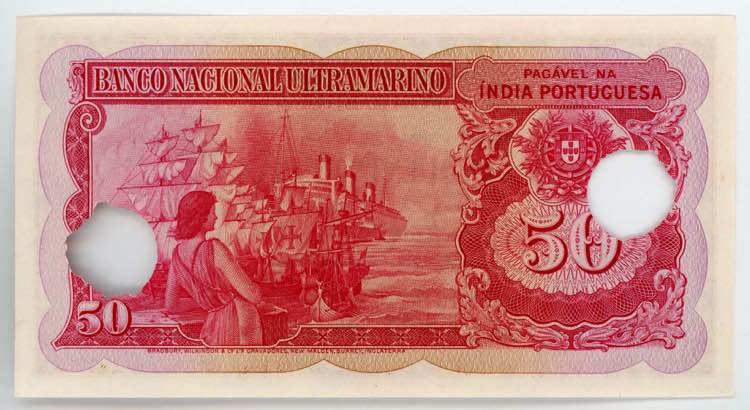 Portuguese India 50 Rupias 1945 ... 