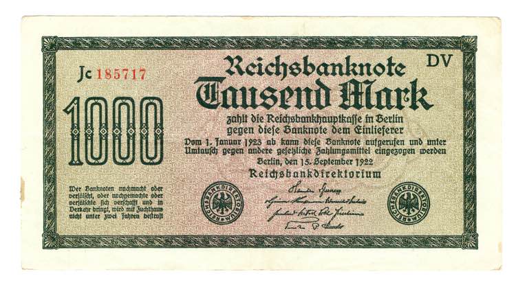 Germany - Weimar Republic 1000 ... 