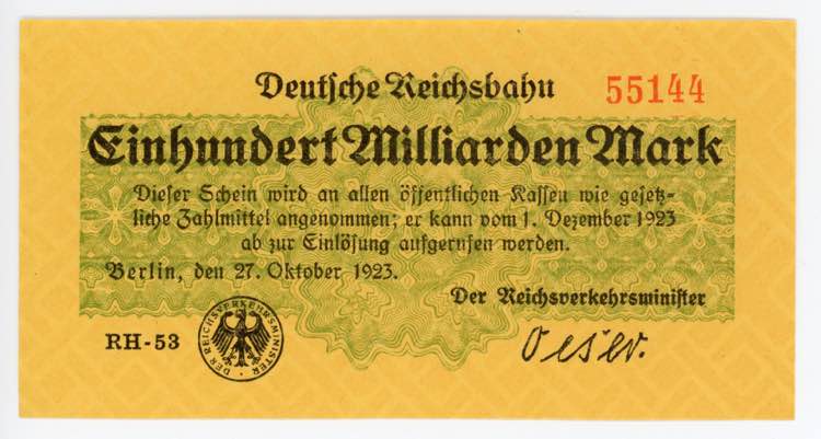 Germany - Weimar Republic 100 ... 