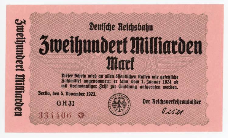 Germany - Weimar Republic 200 ... 