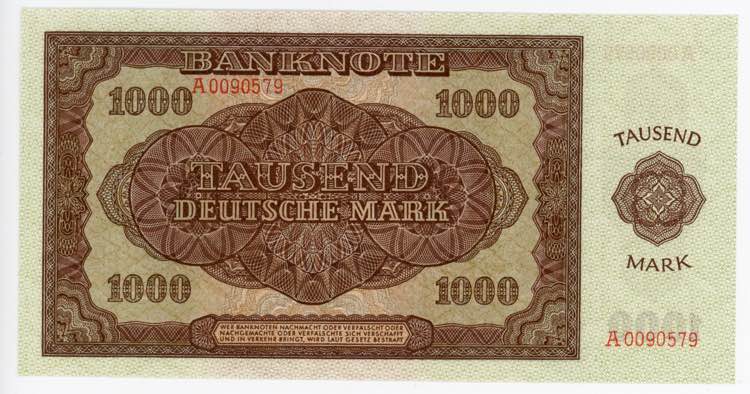 Germany - DDR 1000 Mark 1948