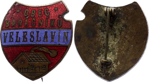 Czechoslovakia Badge Veleslavin ... 