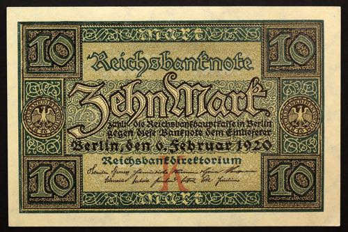 Germany 10 Mark 1920