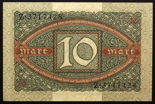 Germany 10 Mark 1920