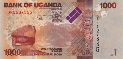 Uganda 1000 Shillings 2017 