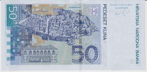 Croatia 50 Kuna 2012 
