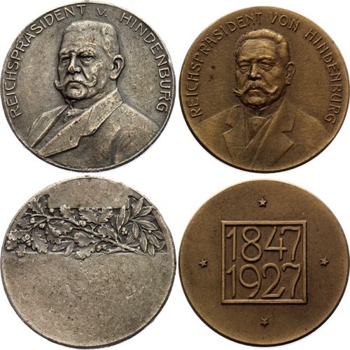 Germany Set of 2 Medals: Silver ... 