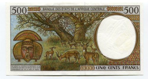 Central African States 500 Francs ... 