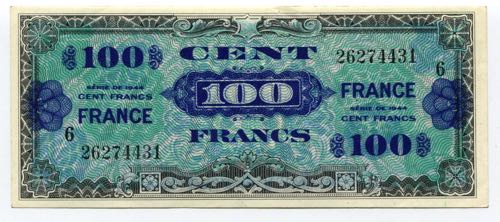 France 100 Francs 1944 Second ... 