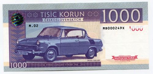 Czech Republic 1000 Korun 2016 ... 